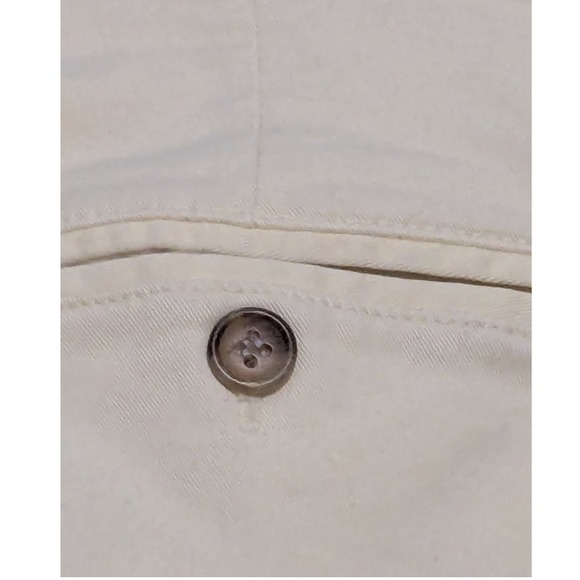 Ralph Lauren Light Yellow Pants Girls Size 6 Slim Chino Casual Everyday - Picture 7 of 9